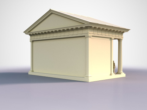 Doric Temple 3D 모델