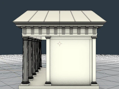 Doric Temple 3D Model