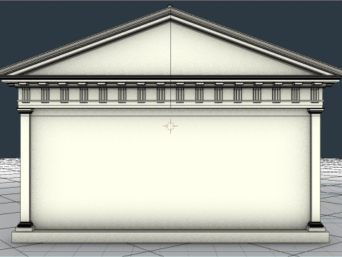 Doric Temple 3D 모델