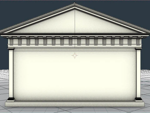 Doric Temple 3D Model