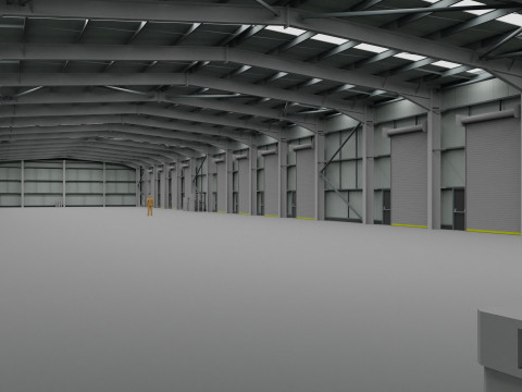 Warehouse Interior 2 3D 模型