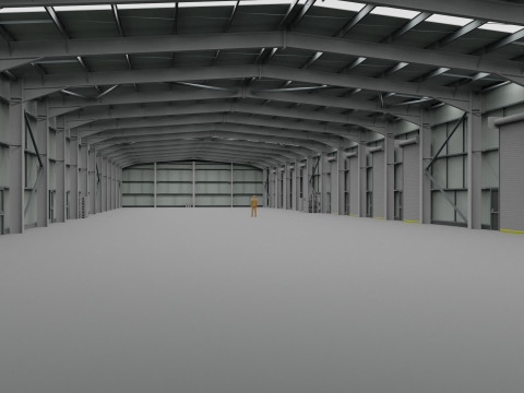 Warehouse Interior 2 3D 模型