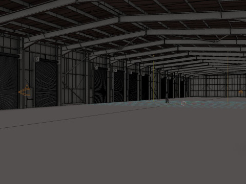 Warehouse Interior 2 3D 模型