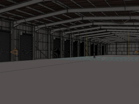 Warehouse Interior 2 3D Model