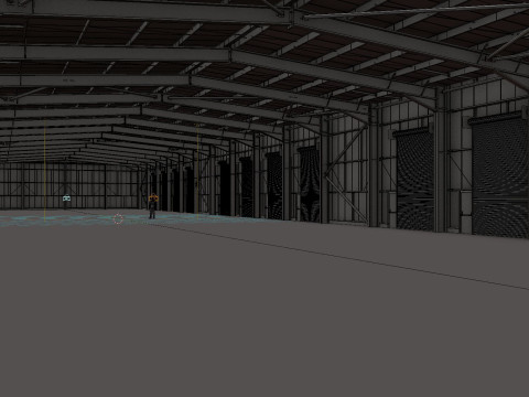 Warehouse Interior 2 3D 模型