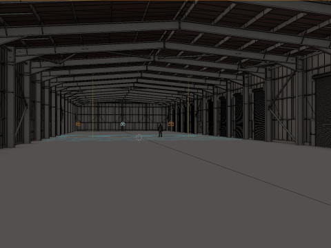 Warehouse Interior 2 3D 模型
