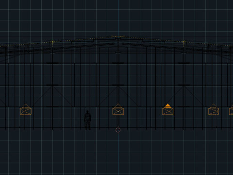 Warehouse Interior 2 3D 模型