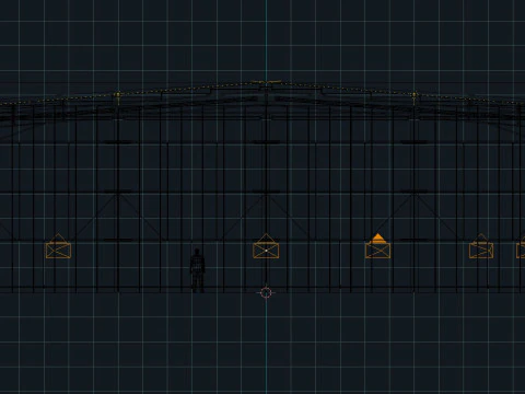 Warehouse Interior 2 3D Model