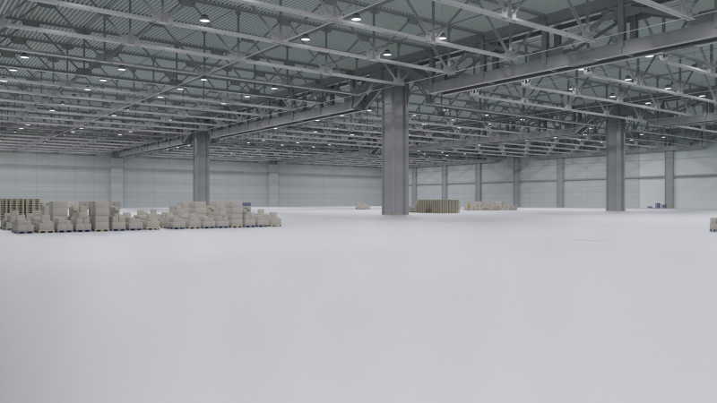 Warehouse Interior 3 3D मॉडल .c4d .max .obj .3ds .fbx .stl .blend