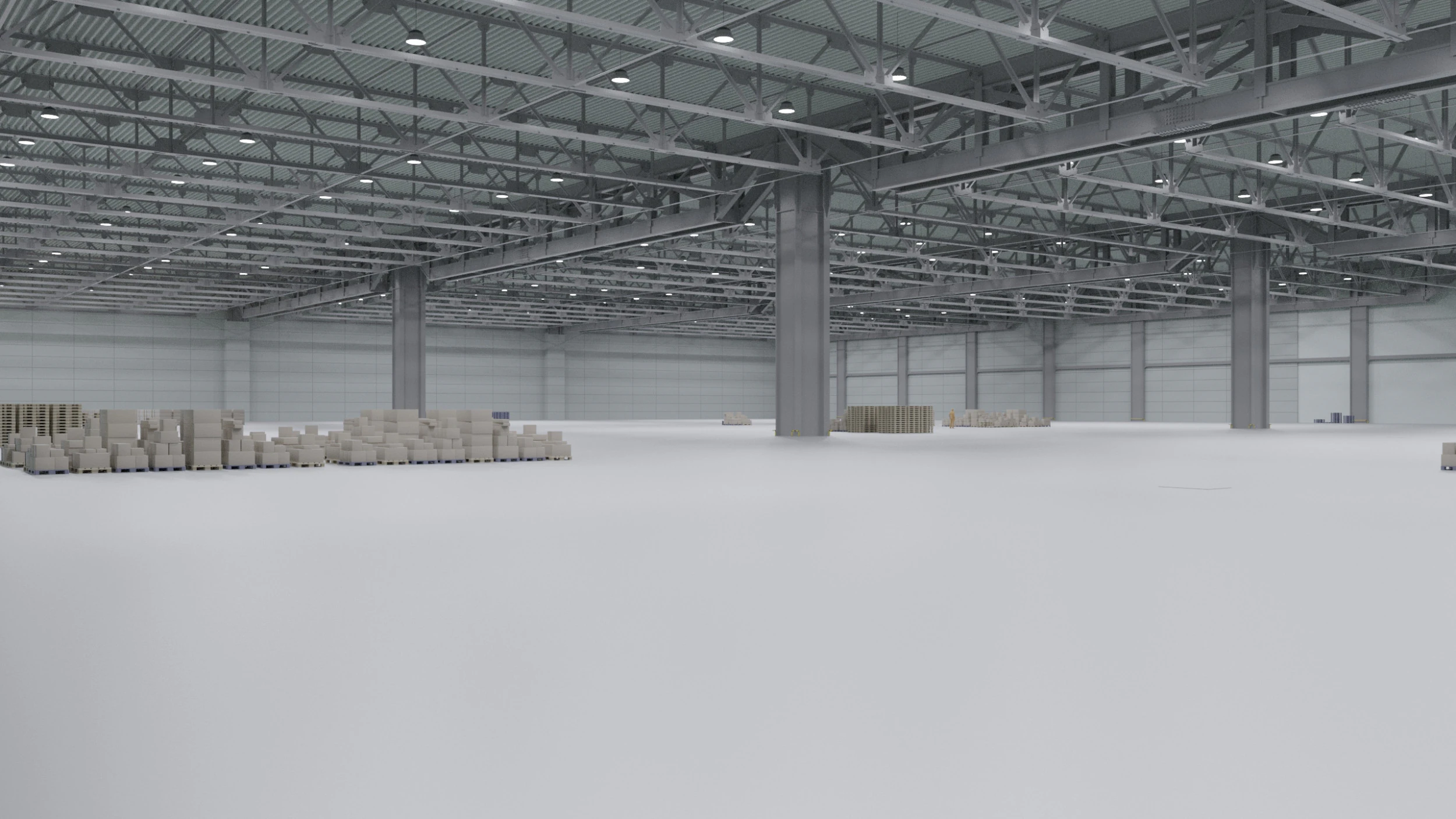 Warehouse Interior 3 3D Model .c4d .max .obj .3ds .fbx .stl .blend 