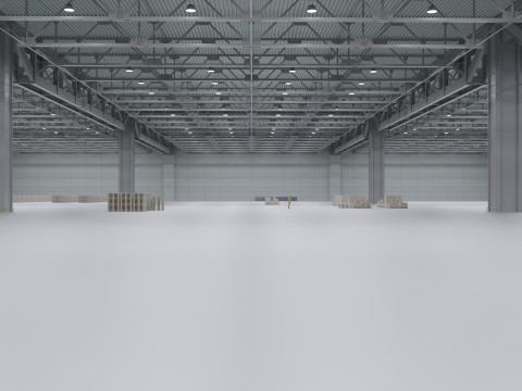 Warehouse Interior 3 3D मॉडल