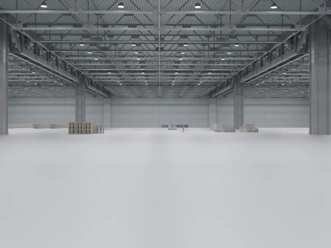Warehouse Interior 3 3D Model