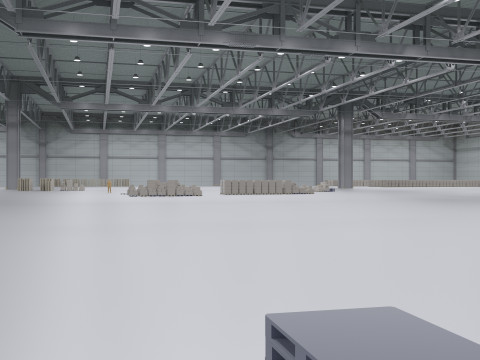 Warehouse Interior 3 3D मॉडल