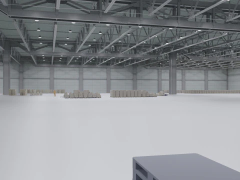 Warehouse Interior 3 3D Model