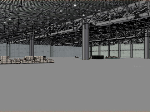 Warehouse Interior 3 3D मॉडल