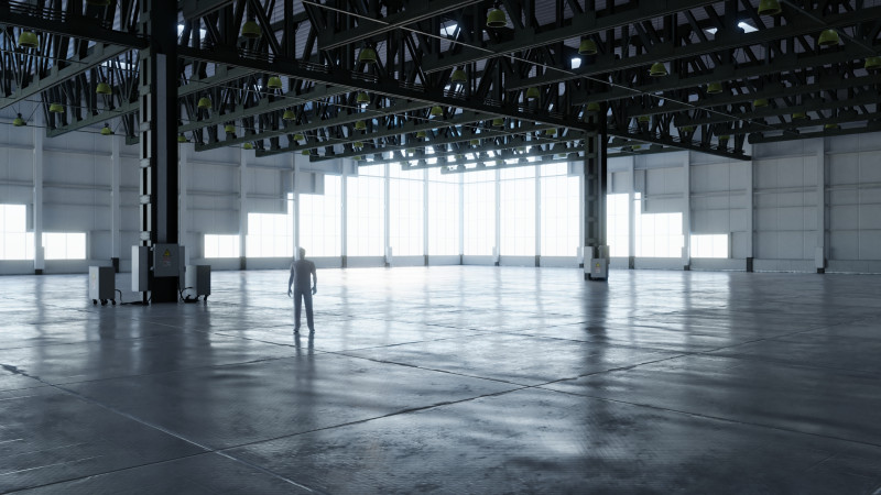 Warehouse Interior 4 - Textured Modelo 3D .c4d .max .obj .3ds .fbx .stl .blend
