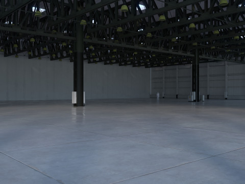 Warehouse Interior 4 - Textured Modelo 3D