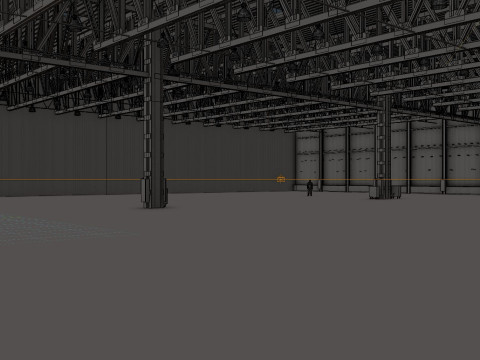 Warehouse Interior 4 - Textured Modelo 3D