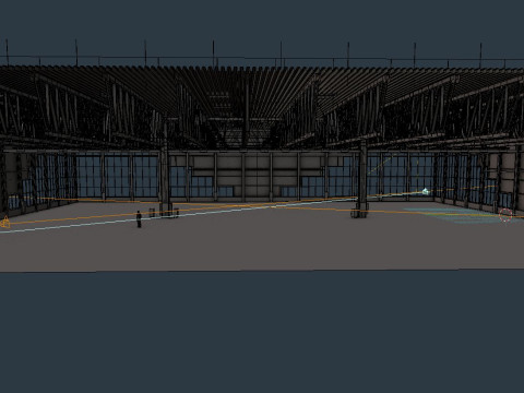 Warehouse Interior 4 - Textured Modelo 3D