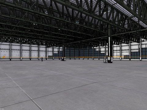 Warehouse Interior 4 - Textured Modelo 3D