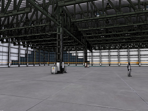 Warehouse Interior 4 - Textured Modelo 3D