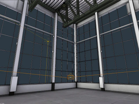 Warehouse Interior 4 - Textured 3D Model
