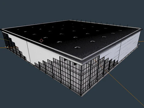 Warehouse Interior 4 - Textured 3D Model
