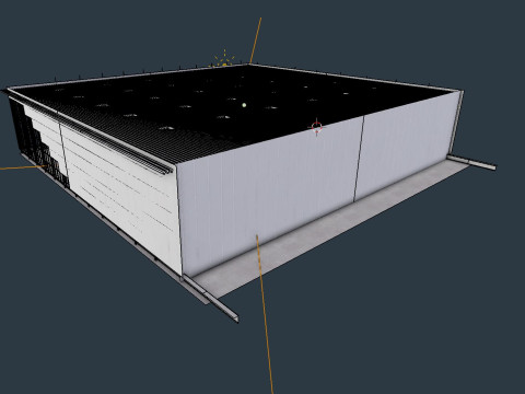 Warehouse Interior 4 - Textured Modelo 3D