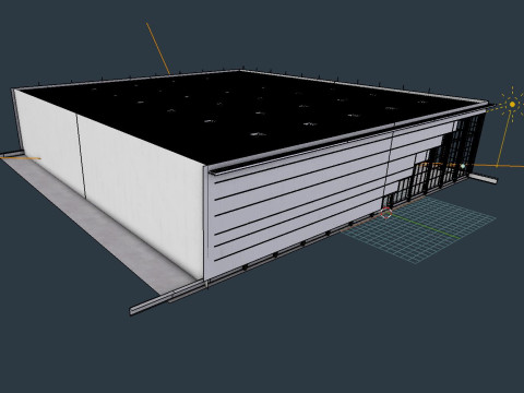 Warehouse Interior 4 - Textured Modelo 3D