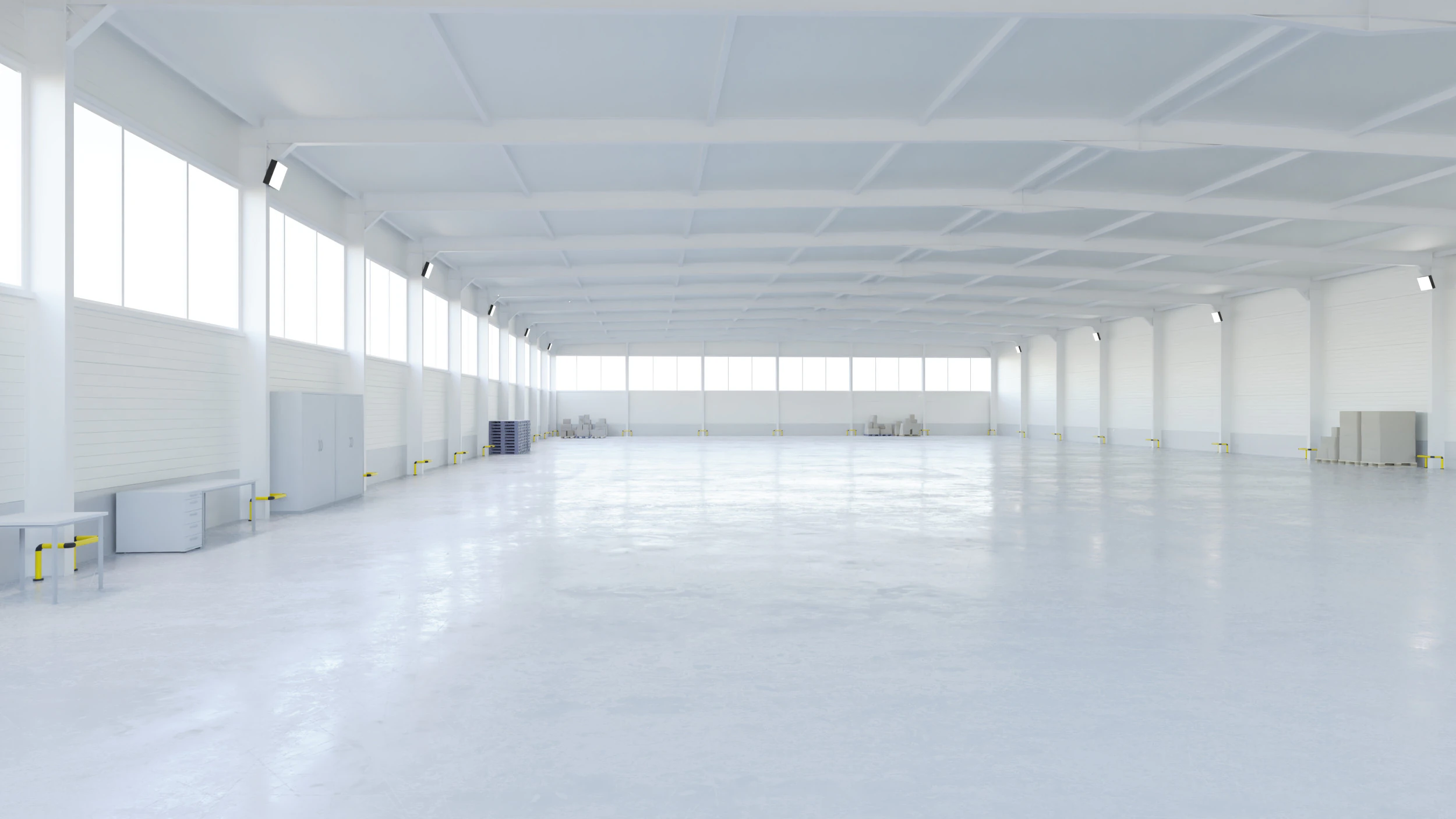 Warehouse Interior 5 3D Model .c4d .max .obj .3ds .fbx .stl .blend