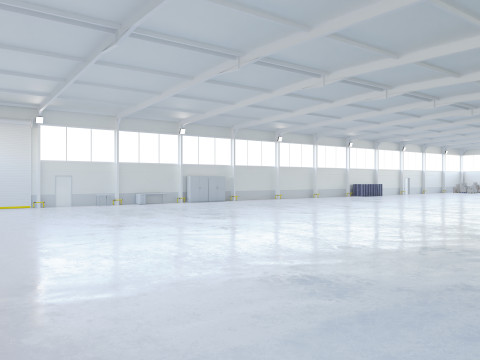 Warehouse Interior 5 3D-Modell