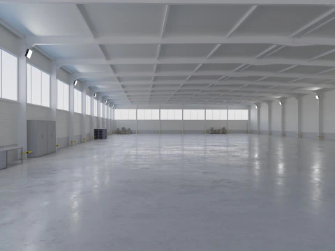 Warehouse Interior 5 3D Model
