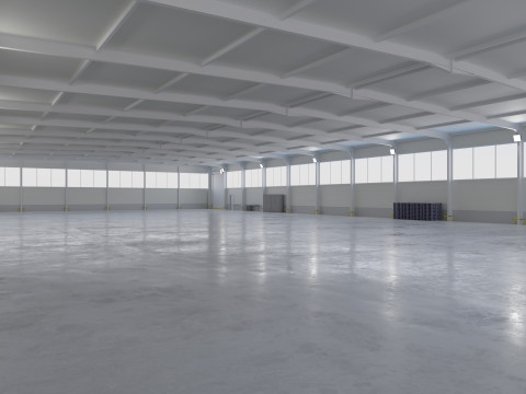 Warehouse Interior 5 3D-Modell
