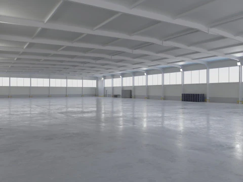 Warehouse Interior 5 3D Model