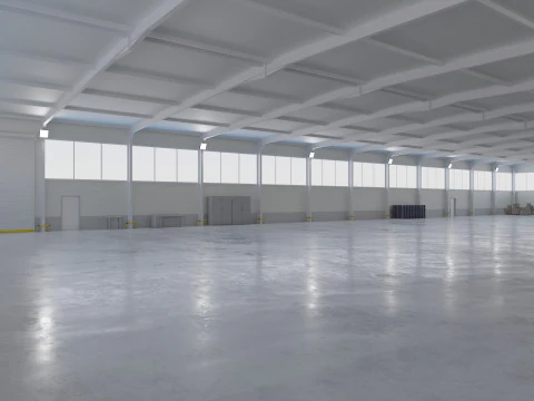 Warehouse Interior 5 3D Model