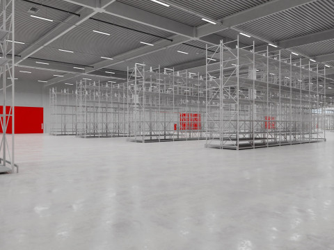 Warehouse Interior 6 3D Model