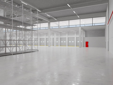 Warehouse Interior 6 3D Model