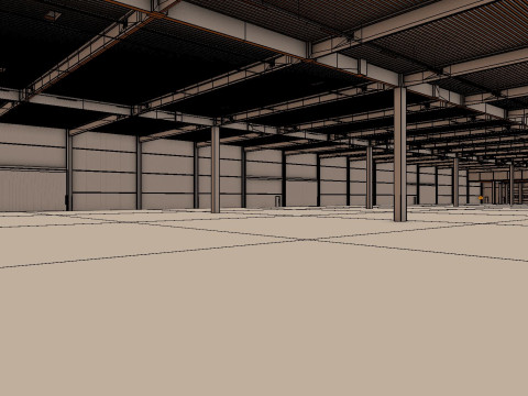 Warehouse Interior 6 3D Model