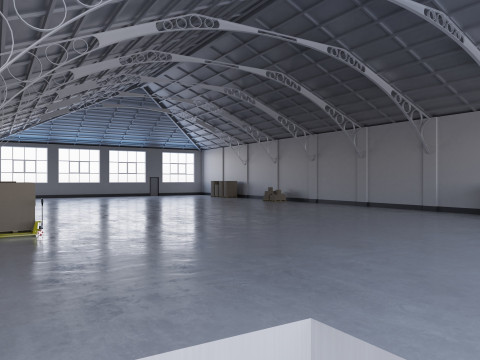 Warehouse Interior 7 3D-Modell