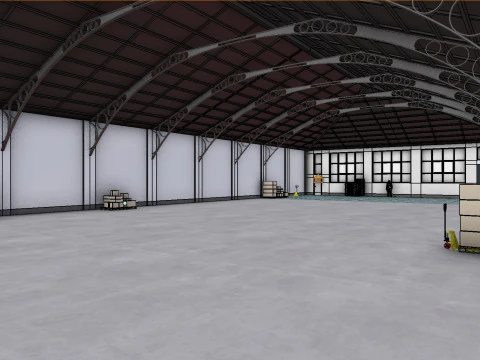 Interior do Armaz&eacute;m 7 Modelo 3D