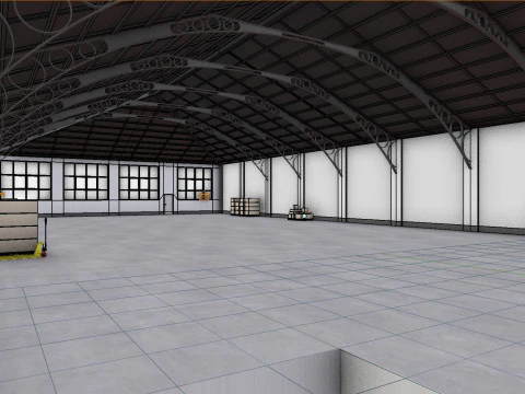 Interior do Armaz&eacute;m 7 Modelo 3D