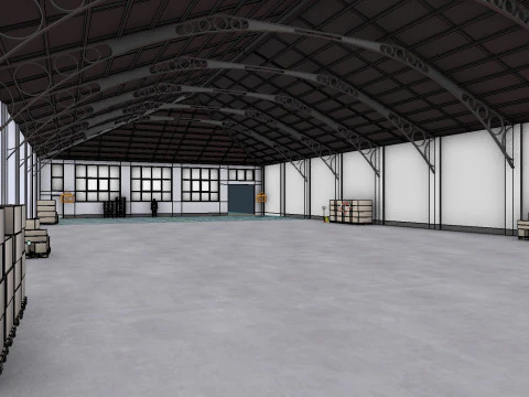 Interior do Armaz&eacute;m 7 Modelo 3D