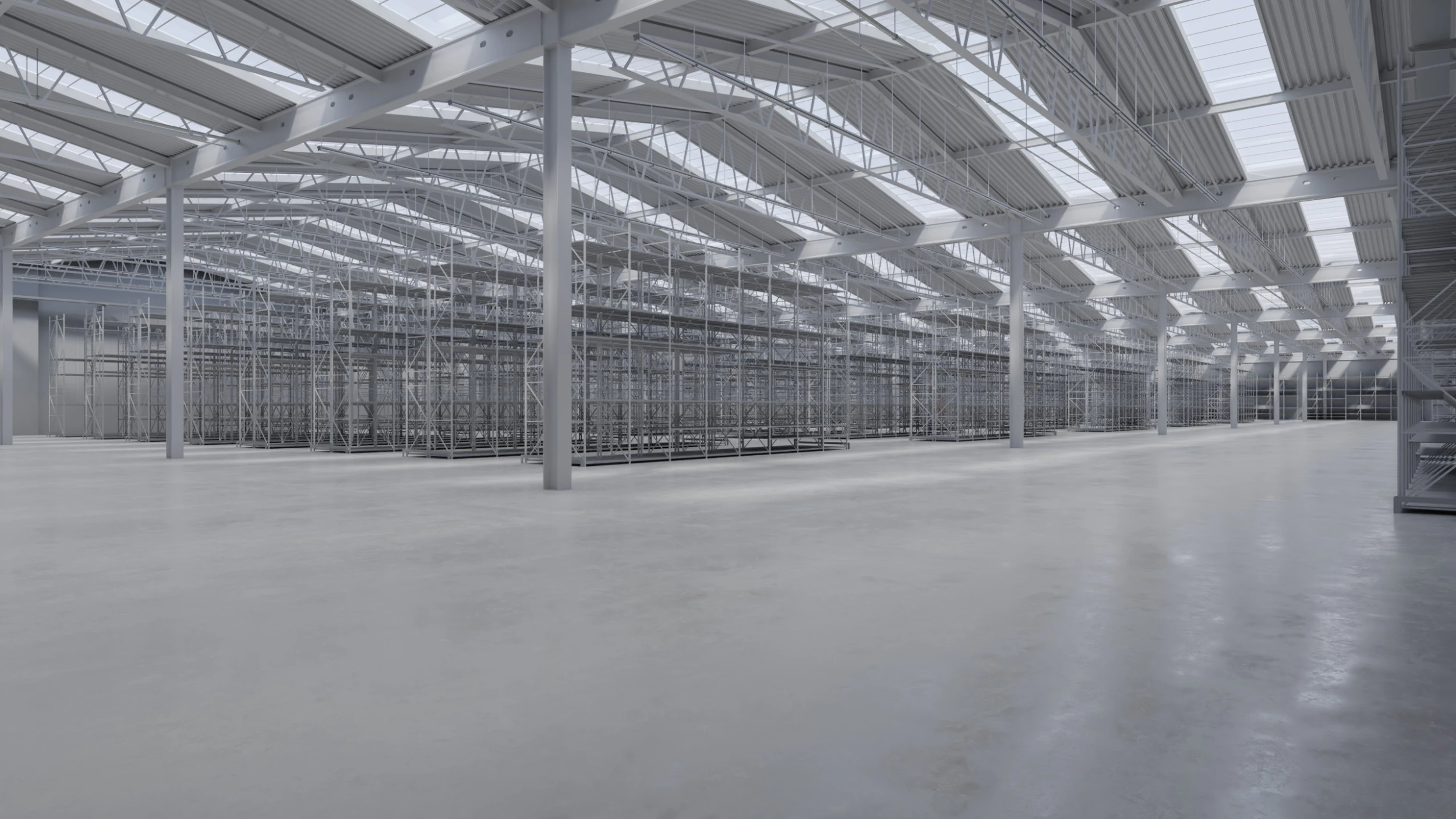 Warehouse Interior 8 3D Model .c4d .max .obj .3ds .fbx .stl .blend 