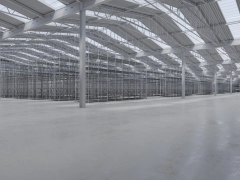 Interior do Armazém 8 Modelo 3D