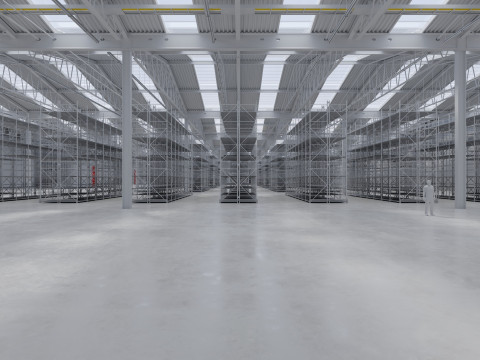 Warehouse Interior 8 3D Модель