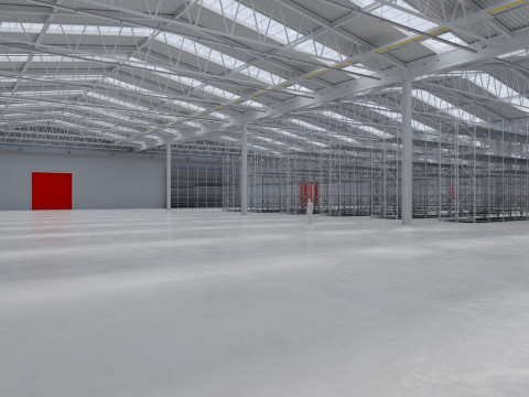 Warehouse Interior 8 3D Модель