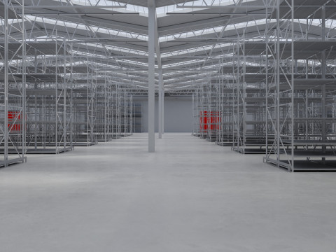 Warehouse Interior 8 3D Модель