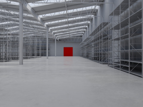 Warehouse Interior 8 3D Модель