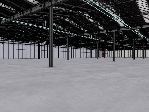 Warehouse Interior 8 3D Модель