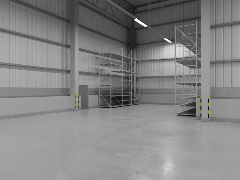 Warehouse Interior 9 3D Модель